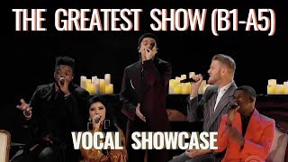 Pentatonix - &quot;The Greatest Show&quot; Vocal Showcase B1-A5 (Studio)