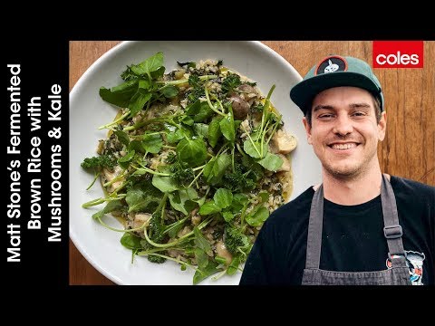 Matt Stone's Fermented Brown Rice with Mushrooms & Kale