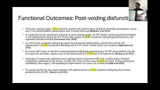 EEL Webinar: Parametrectomy for deep endometriosis: functional outcomes & complications - M. Ianieri