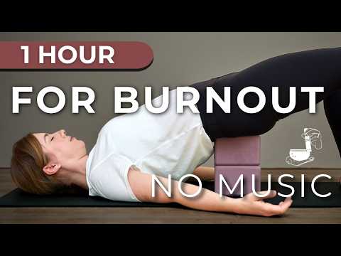 Full Body Yin Yoga for Fatigue & Burnout | 1 Hour Energy Restore
