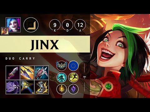 Jinx ADC vs Aphelios - EUW Challenger Patch 25.13