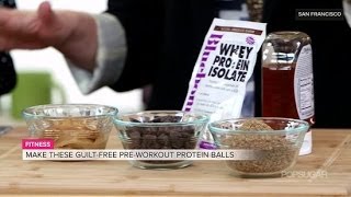 Peanut Butter Protein Ball Recipe | Workout Snacks | Recipe Remix