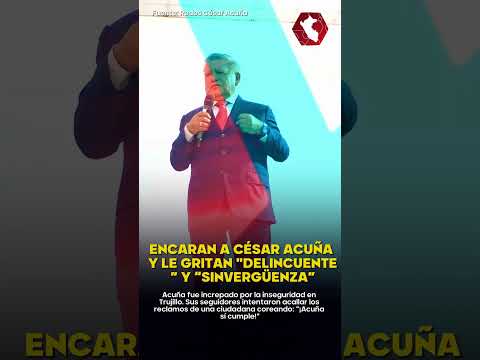 ¡ACUÑA RECHAZADO! | Ciudadana increpó a César Acuña en su cara: "Corrupto, sinvergüenza"
