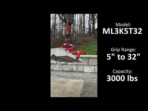 Set Capstones with Multilift Tool - Kenco