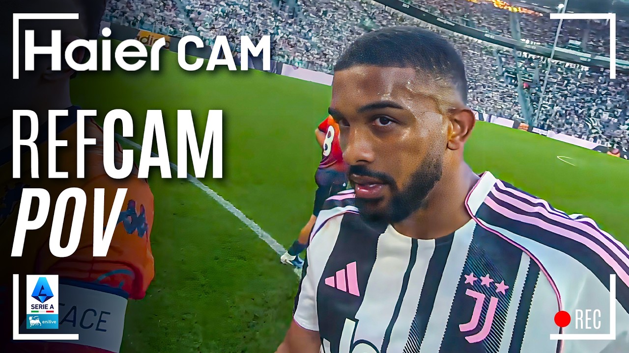 HAIER CAM | REF CAM POV: You Are The Referee in Juventus-Genoa | Serie A 2025/26