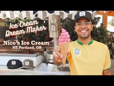 Nico's Ice Cream in Portland, OR serves up NZ-style ice cream with fresh, local flavors