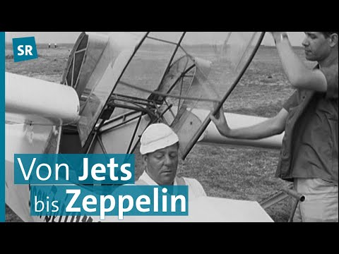 Fliegen im Saarland früher - "Sellemols" geht in die Luft | Blick ins SR-Archiv