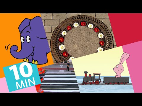 Hallo Elefant - Wie entsteht ein Zebrastreifen? & Spot Elefantenlokomotive | Der Elefant | WDR