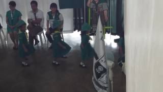 Yellow bell-patrol leader Gillean