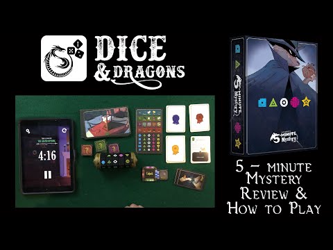 Dice and Dragons - 5 Minute Mystery Review and How to Play