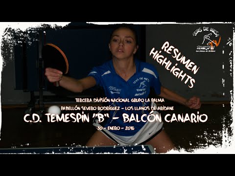 Resumen -15/16 TDM - C.D. Temespin "B" - Breña Baja Balcón Canario