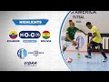 CA FUTSAL 2024 | ECUADOR (6) 0 - 0 (7) BOLIVIA |  Highlights