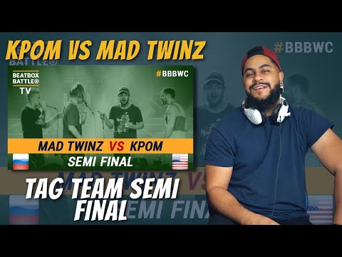 kPom vs Mad Twinz | 5th Beatbox Battle World Championship | REACTION