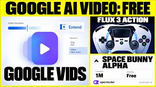 NEW Space Bunny Alpha, Google releases "Google Vids" and FLUX 3 is OUT!?