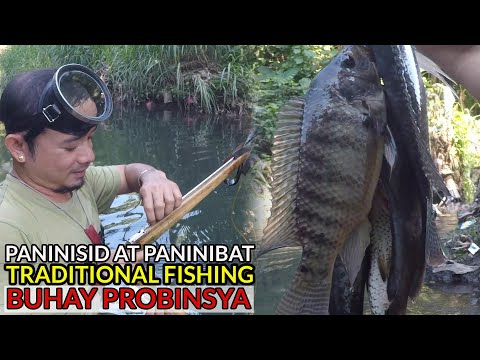 EP07 P2 - SpearFishing : Traditional Fishing - Pananambang ng isda sa ilog | Buhay Probinsya