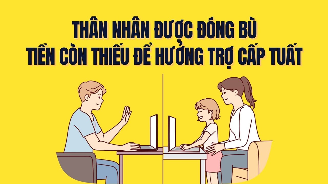 Thân nhân được đóng bù tiền còn thiếu để hưởng trợ cấp tuất hằng tháng