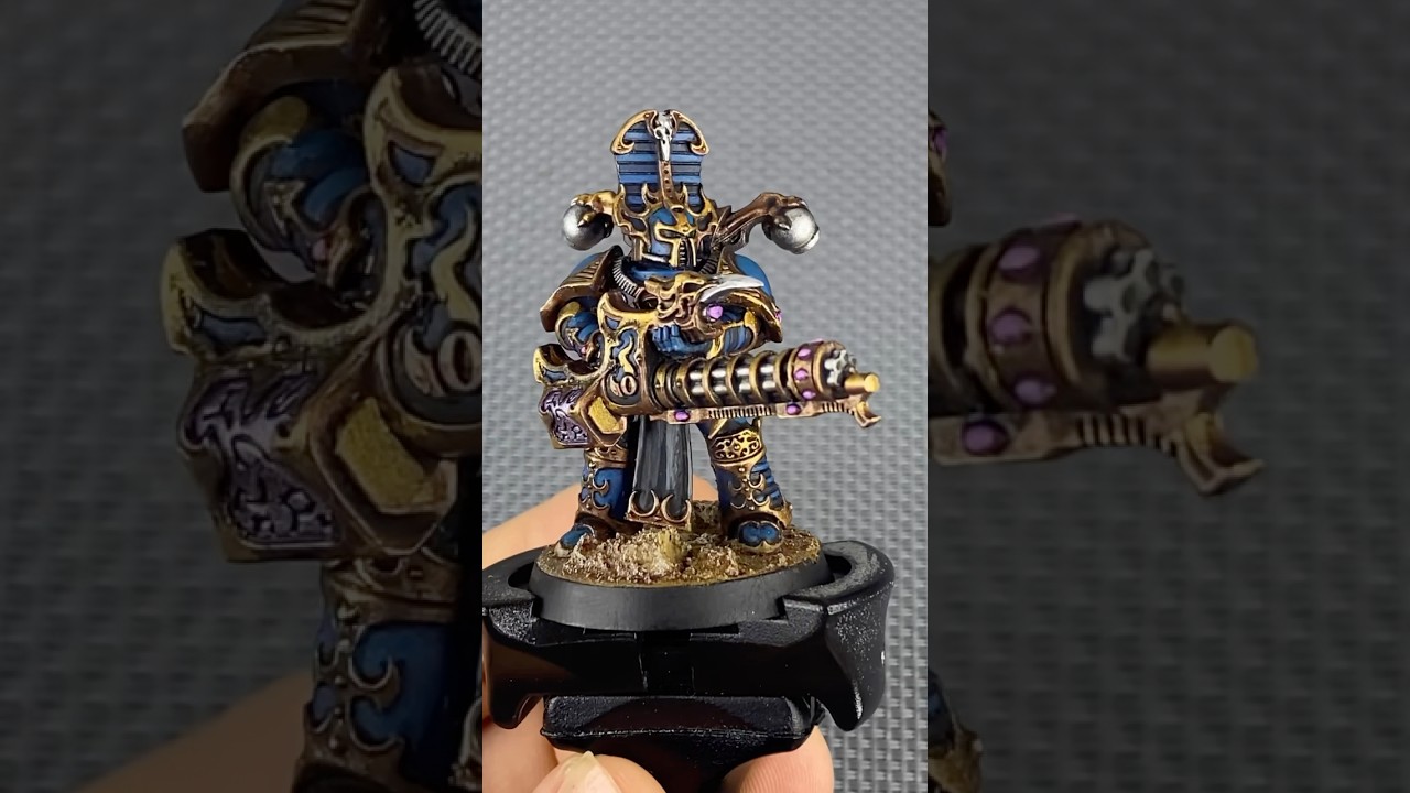Thousand Sons: Rubric Marine Painting Process! #Warhammer #warhammer40k #miniature #paint #40k