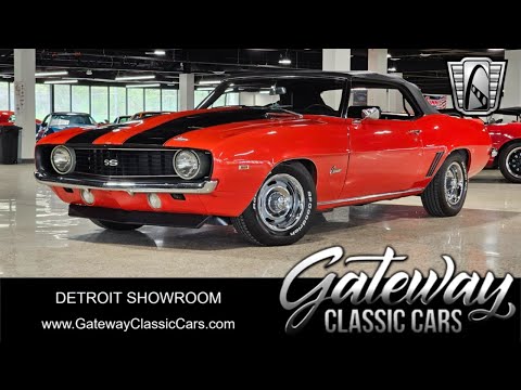1969 Chevrolet Camaro Convertible - Gateway Classic Cars - Detroit #2430-DET