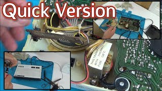 Trying to FIX: 1980s BUSH Alarm Clock Radio (QUICK VERSION)
