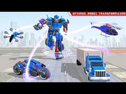 Grand Robot Car Transform War Modern City Evil Robot | Android iOS Gameplay