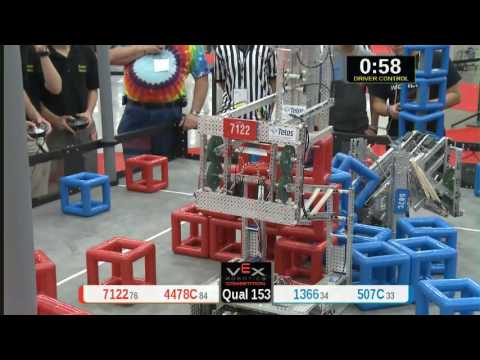 2015 VRC Tech Q153 - 7122 4478C vs 1366 507C - 56 to 73 - VEX Worlds 2015 - Technology Division