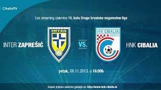 preview picture of video 'NK INTER Zaprešić vs. HNK CIBALIA | Cibalia TV'