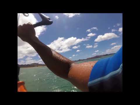Kiting in the Salinas Bay Costa Rica