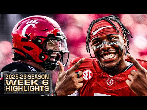 WEEK 6 HIGHLIGHTS from the 2025-26 college football season 🎥 | ESPN College Football