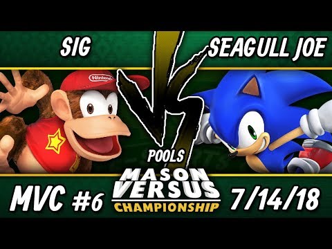 MVC Smash 4 - Sig (Diddy, Bayonetta) Vs. Seagull Joe (Sonic, Diddy) - WiiU Singles Wave A Pools