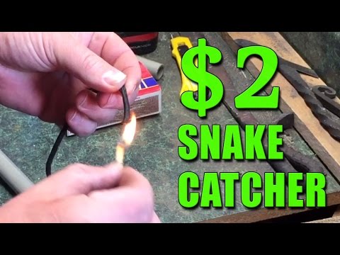 $2 Paracord and PVC Snake Catcher! Video