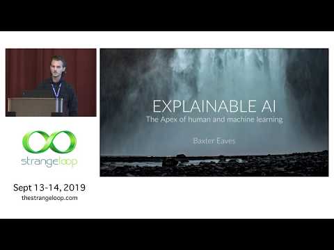 Image thumbnail for talk Explainable AI: the apex of human and machine learning