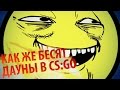 КАК ЖЕ БЕСЯТ ДАУНЫ В CS:GO 