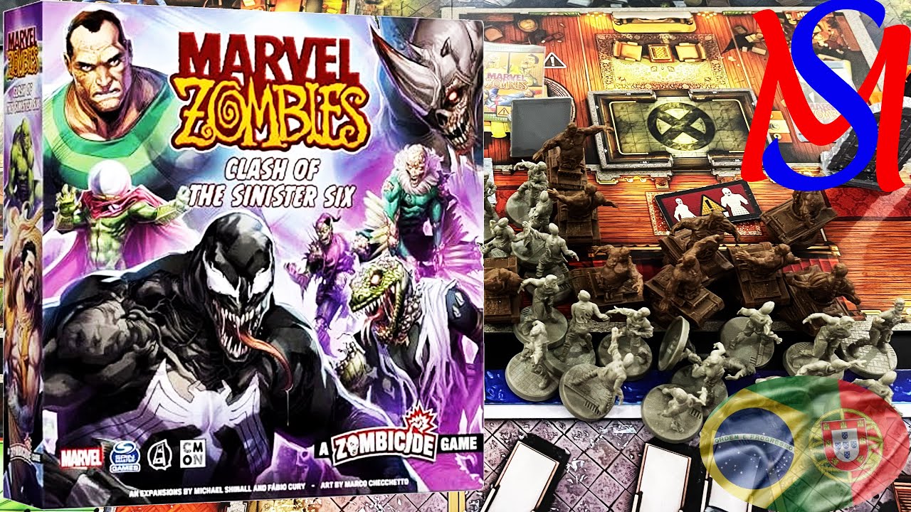 Unboxing do Clash of the Sinister Six - Expansão do Marvel Zombies