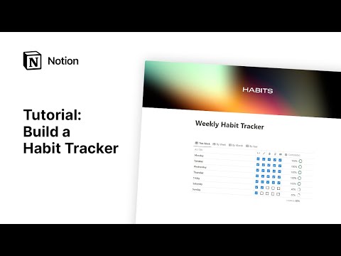 Weekly Habit Tracker | Prototion | Buy Notion Template