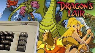 Playing Dragon's Lair LASER DISK Game on Real Commodore 64