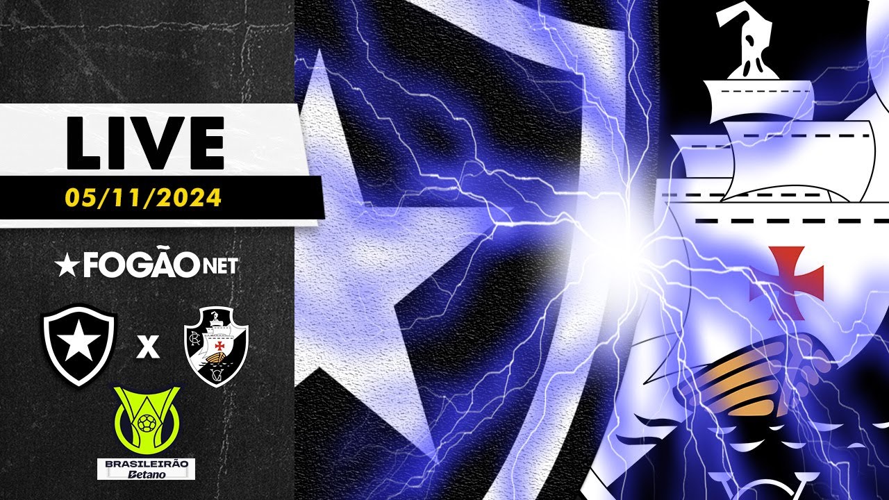 LIVE | Pré-jogo de Botafogo x Vasco, pela 32ª rodada do Campeonato Brasileiro 2024