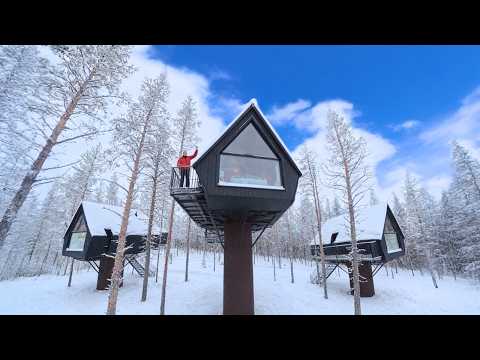 I Stayed in a Treehouse in the Arctic Wilderness!