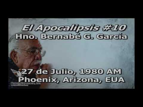 Bro. Bernie reading a prophecy, in Phoenix Tabernacle,,