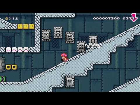 FREEZE/CRASH GLITCH  The unpredictable snake by Alex Sirv. - Super Mario Maker 2 - No Commentary 1bx