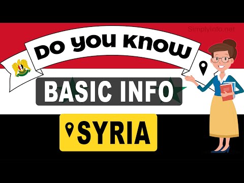 シリアを知っていますか 基本情報 世界の国々情報 #170 - 一般知識とクイズ