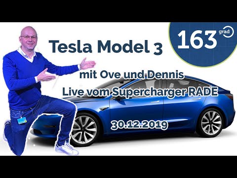 Tesla Model 3 Abholung - Live mit Ove Kröger, Dennis Witthus, Nico Pliquett vom Supercharger Rade