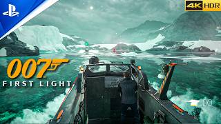 007 First Light | James Bond Antartica Boat Chase Gameplay [PS5 PRO 4K 60FPS HDR]