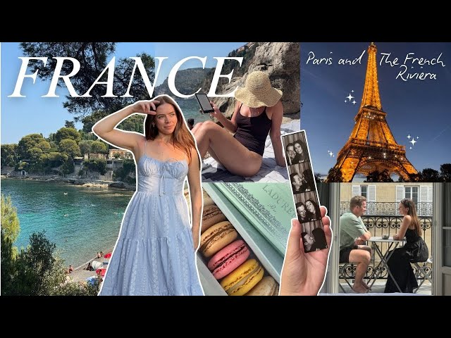 Travel vlog - FRANCE TRAVEL VLOG! 🇫🇷 Paris & The South Of France! 🥐✨ Nice, Monaco, Menton & more!