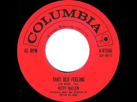 1960 Kitty Kallen - That Old Feeling