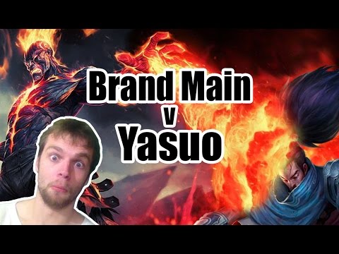Brand Main Vs Yasuo - Full Commentary Gameplay - League of legends season 7