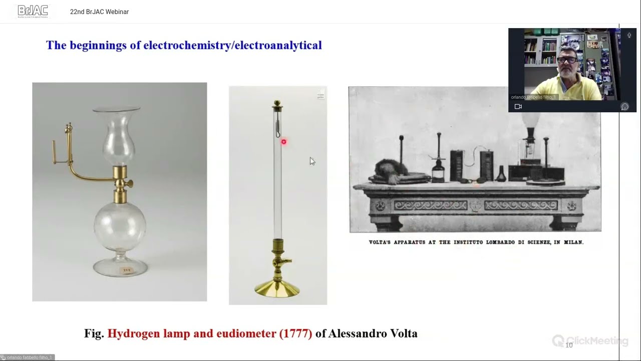 22nd BrJAC Webinar - A Brief History of Electroanalysis in the World and in Brazil
