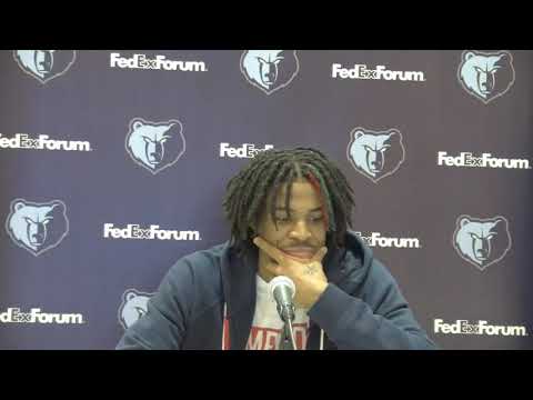 MEM@WAS ~ Ja Morant Postgame Locker Room Interview 03.02.21