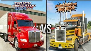 BEST COMPARISON 💥 TRUCK SIMULATOR BIG RIGS VS TRUCK SIMULATOR USA EVO