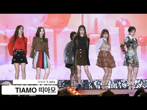티아라 T-ARA[4K 직캠]TIAMO 띠아모@20161118 Rock Music