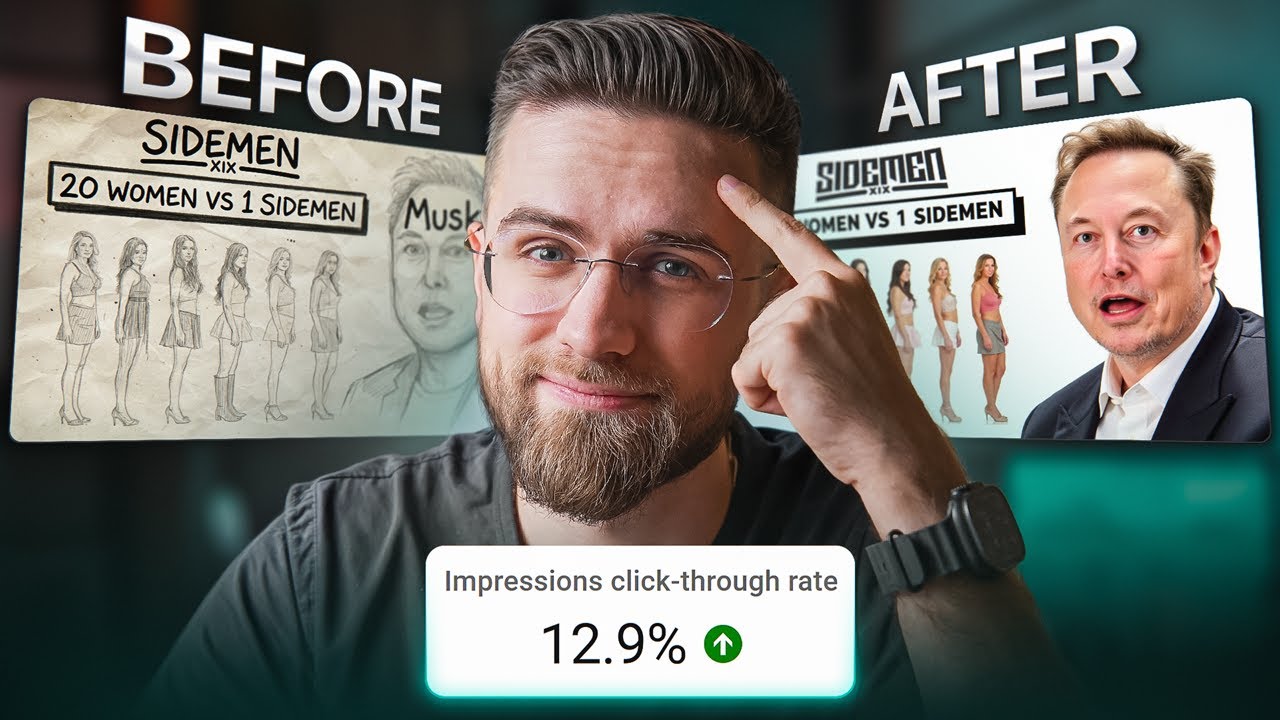 How to Make YouTube Thumbnails: New FREE AI Tool with One-Click Fix